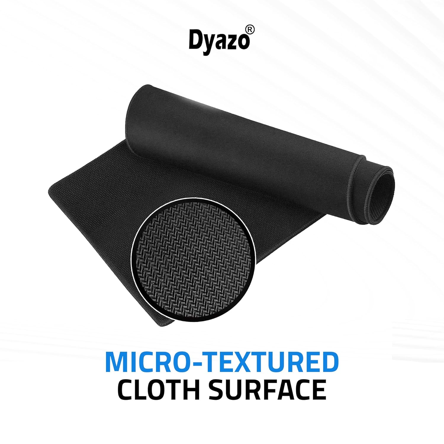 Large Earth Design Extended Desk Mat | Mouse Mat Water Resistant Anti Slip Design for Laptop & Notebooks Size 800 x 300 x 3mm (Black No Logo)