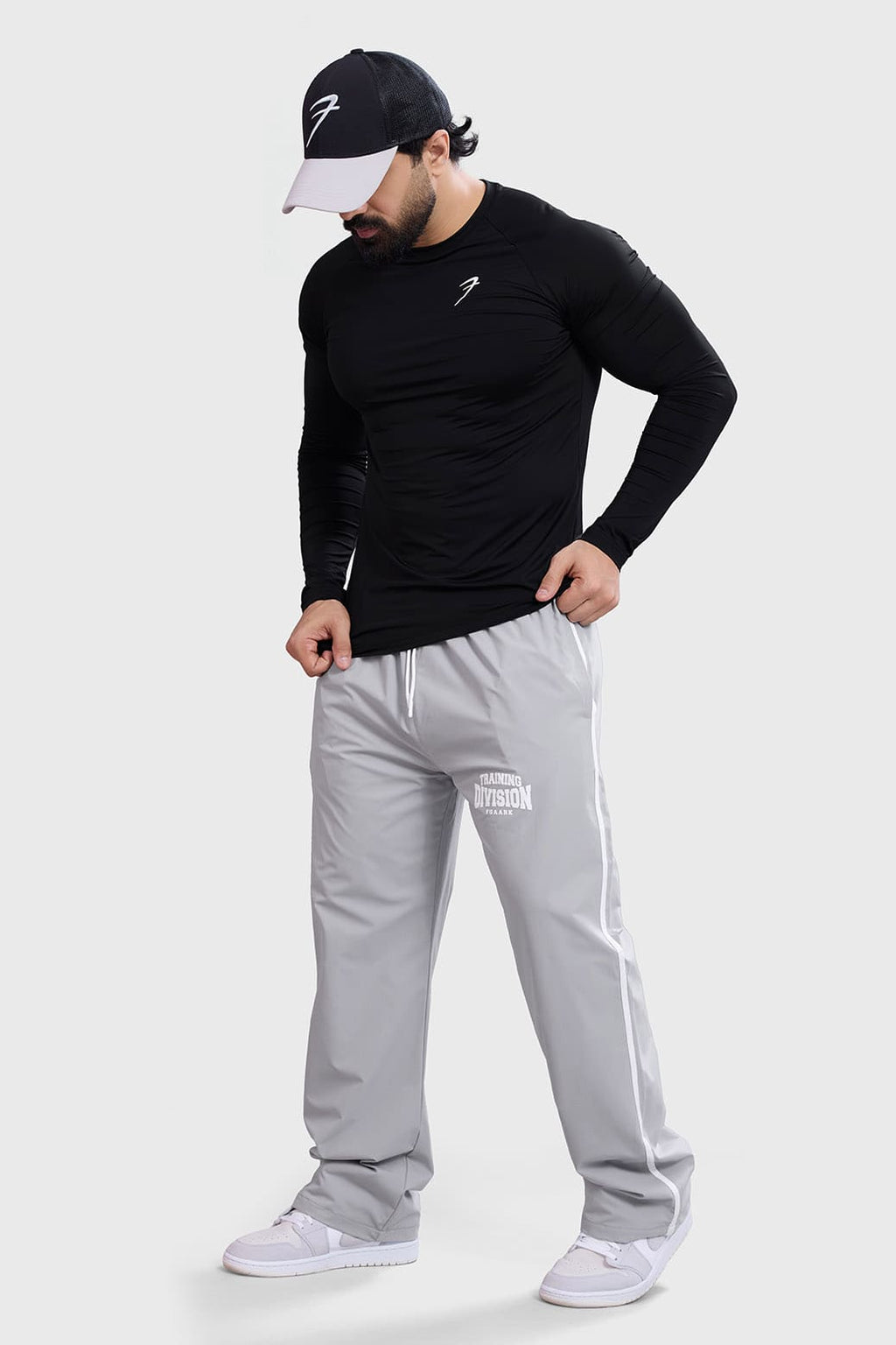 Bare Nylon Fullsleeves T-shirt Black