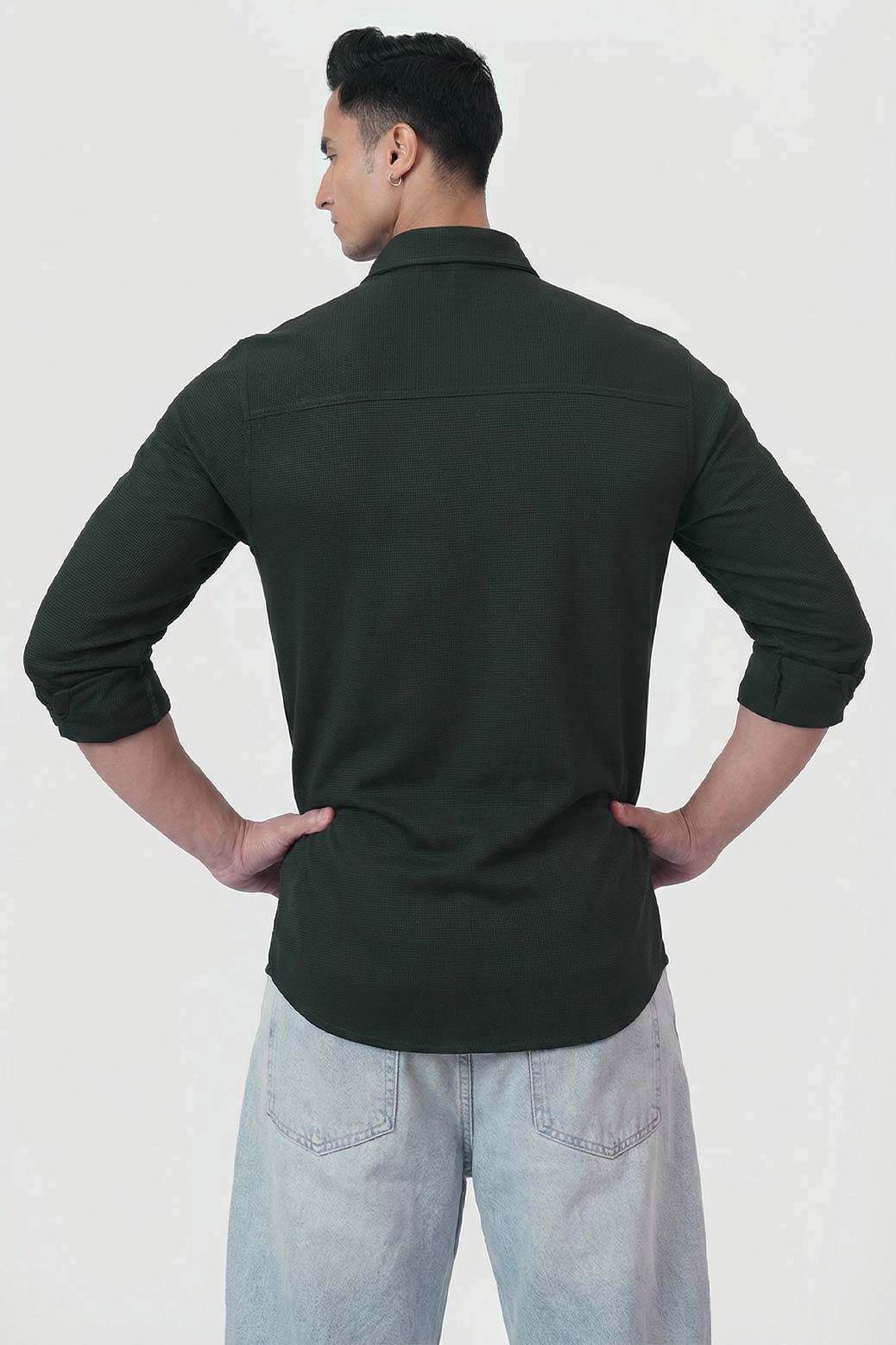 Foundation Fullsleeves Shirt Olive