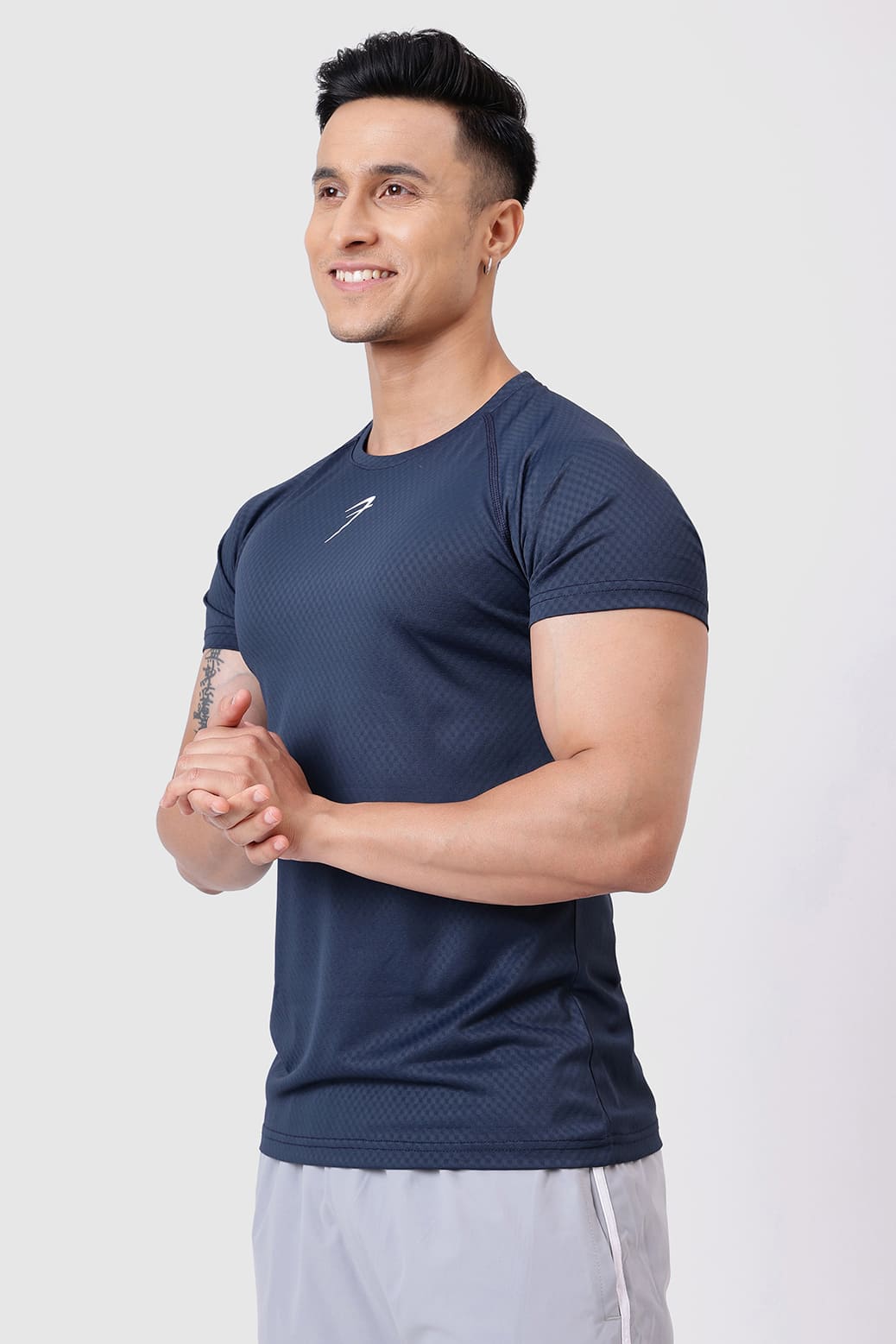 Grain T-shirt Navy