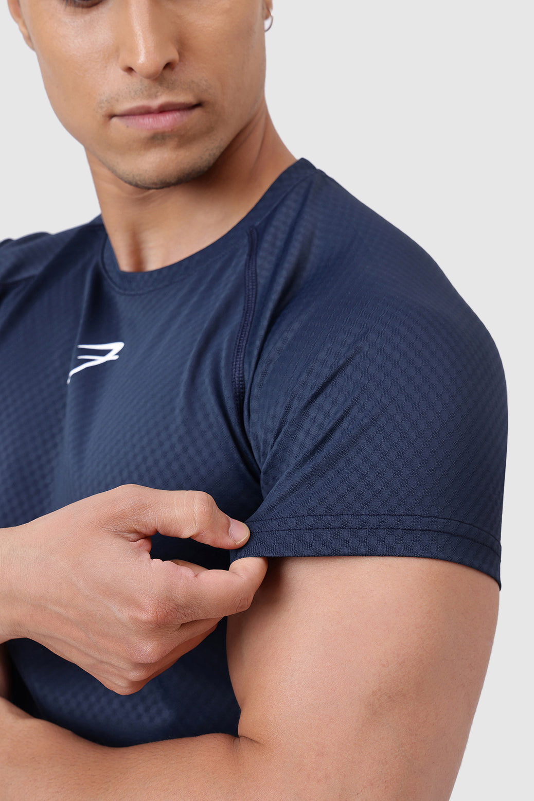 Grain T-shirt Navy