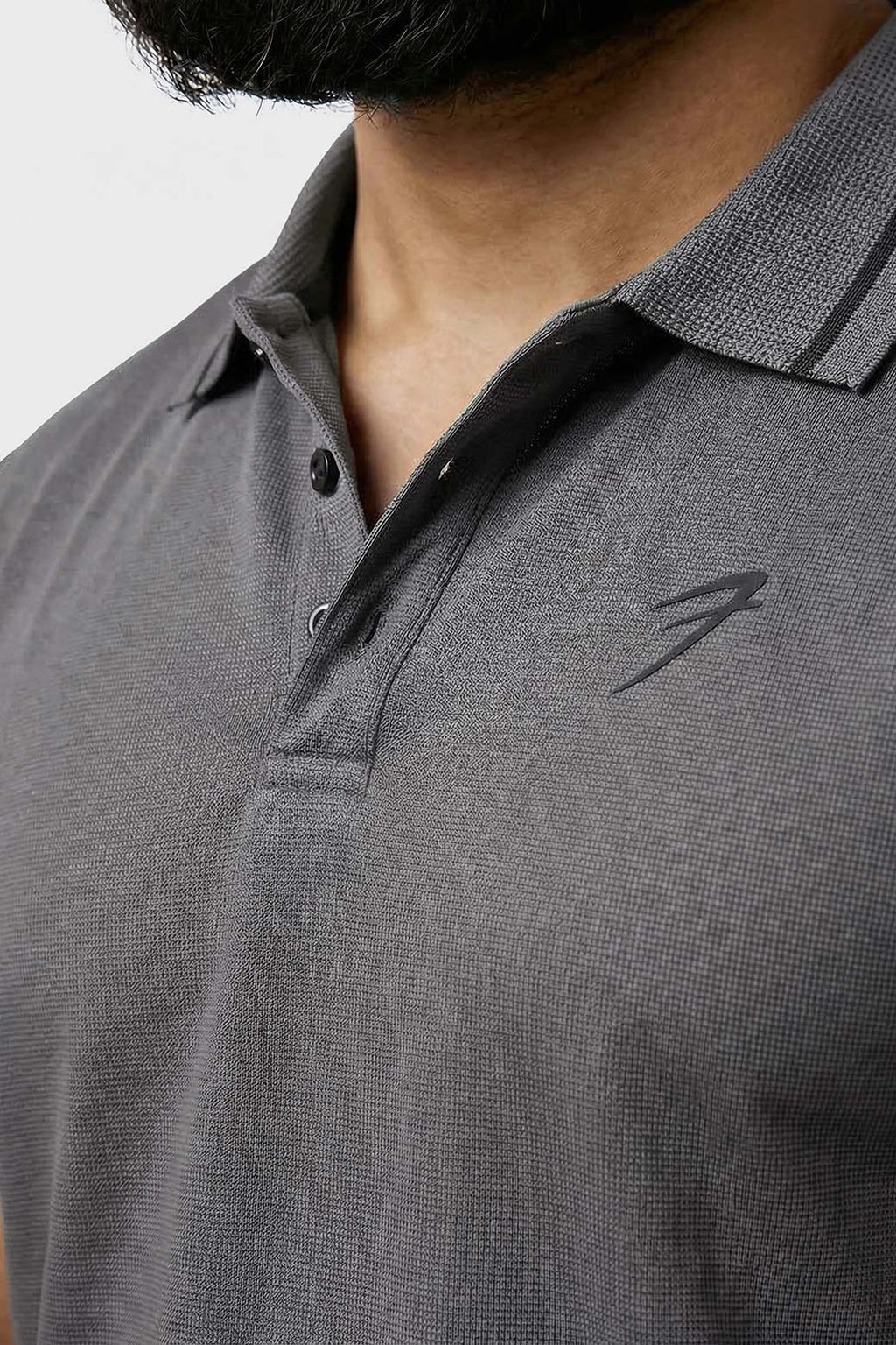 Mark Polo T-shirt Dark Grey