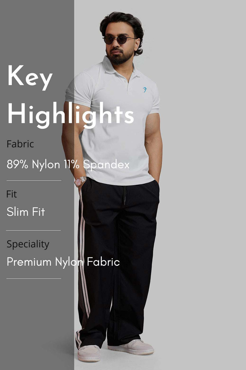 Obsidian Polo T-shirt White